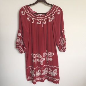 Red Silk Sundance Dress